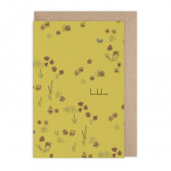 Card Invitation (Bouton d'or)