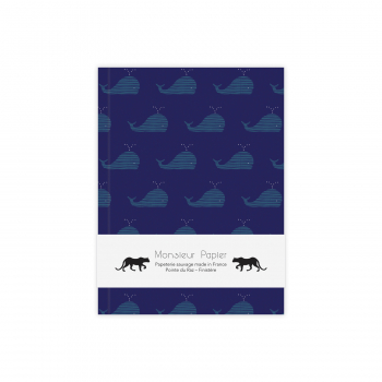 Notebook S Baleine bleue