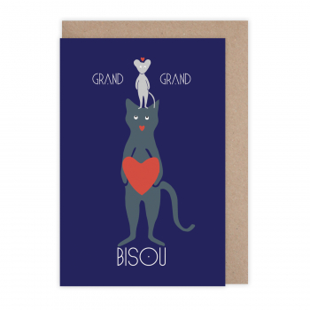 Card Grand bisou