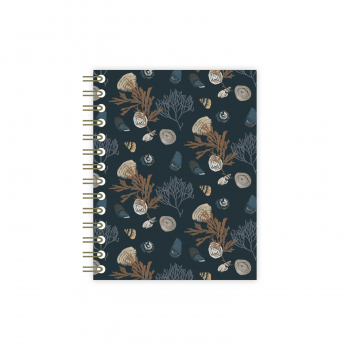 Spiral notebook Trésors de mer