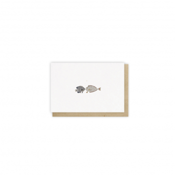 Mini card Baiser marin